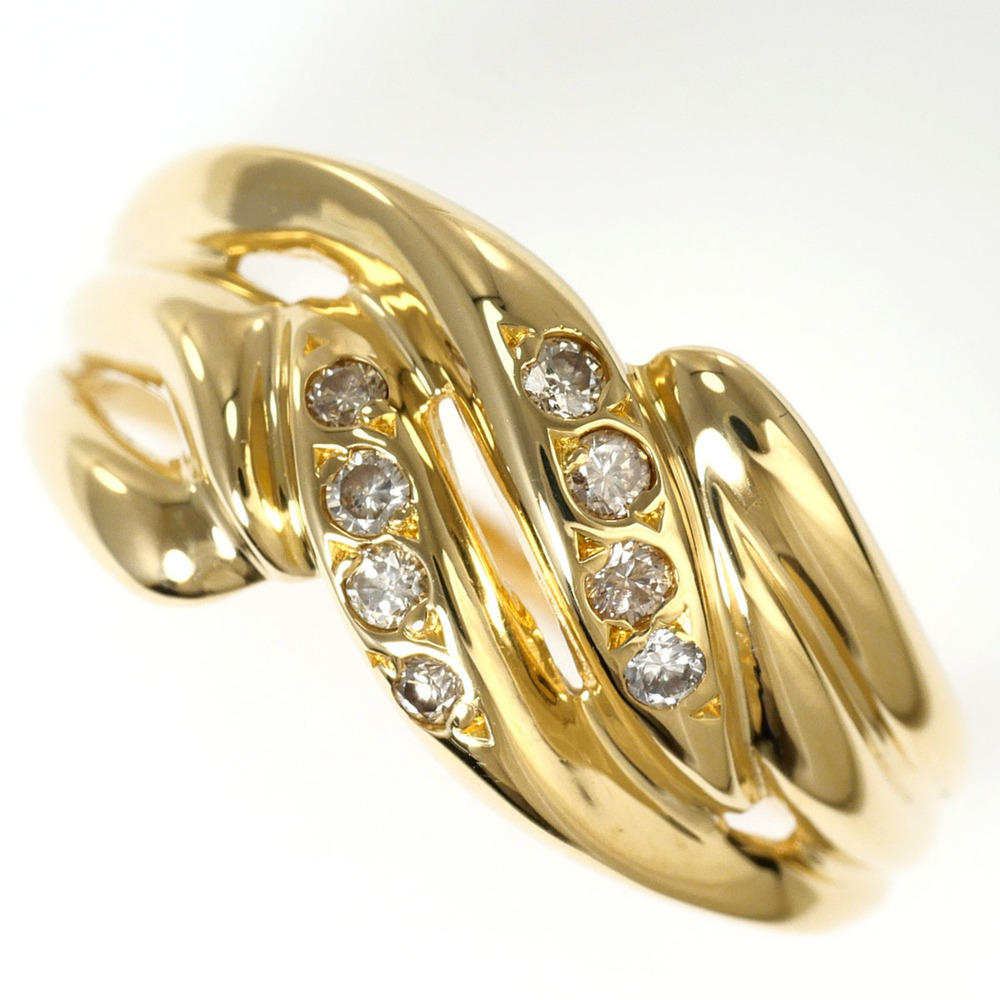 VINTAGE 18k Gold Diamond Ring
